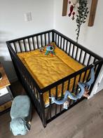 Bopita Box mat zwart - Zo Goed Als Nieuw!, Kinderen en Baby's, Boxen, Ophalen, Zo goed als nieuw, Rechthoekig, In hoogte verstelbaar