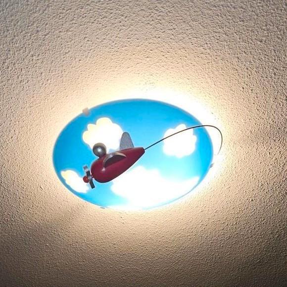Kinderkamer Philips plafondlamp vliegtuig, Huis en Inrichting, Lampen | Losse lampen, Zo goed als nieuw, Overige typen, Minder dan 30 watt