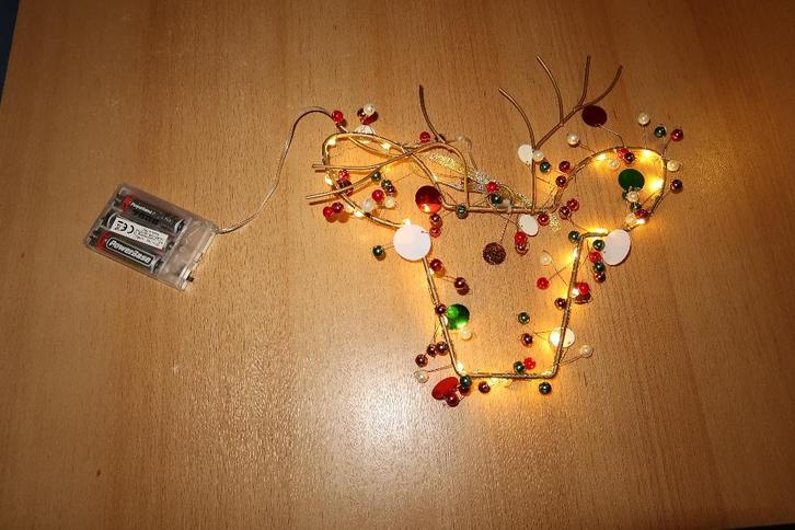 nieuw kerstversiering hert met verlichting, Diversen, Kerst, Nieuw, Ophalen of Verzenden