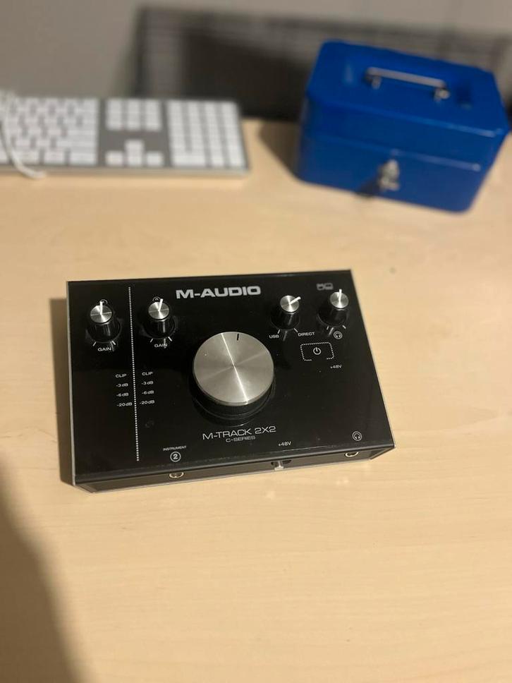 M-Audio M-Track 2x2 C-Series Interface, Muziek en Instrumenten, Midi-apparatuur, Gebruikt, Ophalen of Verzenden