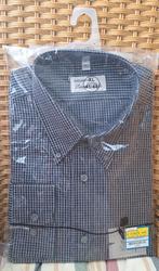 Herenoverhemd, maat 43/44 XL, lange mouw, Zwarte Tulp merk, Blauw, Zwarte Tulp, Nieuw, Ophalen of Verzenden