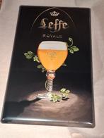 Zeldzaam Reclamebord Leffe Royale - in verpakking, Ophalen of Verzenden, Nieuw, Reclamebord, Plaat of Schild, Leffe