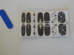 NIEUW! Set Van 14 Nagelstickers Zwart/Wit Incl. Vijl >Snelle, Sieraden, Tassen en Uiterlijk, Uiterlijk | Cosmetica en Make-up