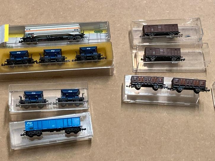 N Spoor  11x. NS Wagons - Zeer Nette Staat!, Hobby en Vrije tijd, Modeltreinen | N-Spoor, Zo goed als nieuw, Wagon, Gelijkstroom