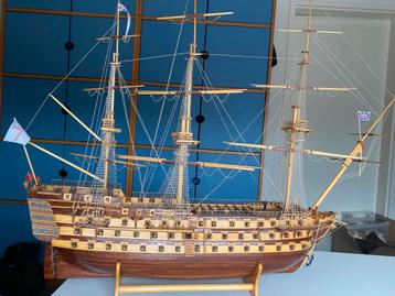 Erg gedetailleerd models schip HMS Victory (90cm lang) beschikbaar voor biedingen