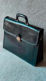 TOPSTAAT Leren aktetas, schooltas, laptoptas 40x30cm, Computers en Software, Laptoptassen, Ophalen of Verzenden, Zo goed als nieuw