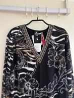 KDesign Jurk Zwart/Wit/Goud XXL, Kleding | Dames, Jurken, Zwart, Maat 46/48 (XL) of groter, Nieuw, Ophalen of Verzenden