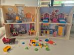 Draagbare playmobile huis met inhoud, Kinderen en Baby's, Speelgoed | Poppenhuizen, Ophalen, Zo goed als nieuw