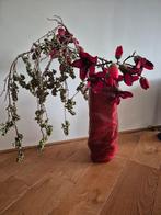 Zijden Kornoelje takken in hoge vaas, Ophalen