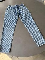 Nieuwe blauwe geblokte Vanilla spijkerbroek, maat M, Kleding | Dames, Broeken en Pantalons, Maat 38/40 (M), Vanilia, Nieuw, Lang