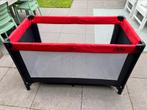 Qute campingbedje - zwart met rood, Ophalen, Gebruikt, Reisbedje