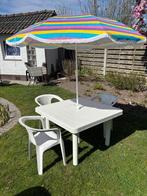 Tuin set, Ophalen, Kunststof, Gebruikt, 3 zitplaatsen