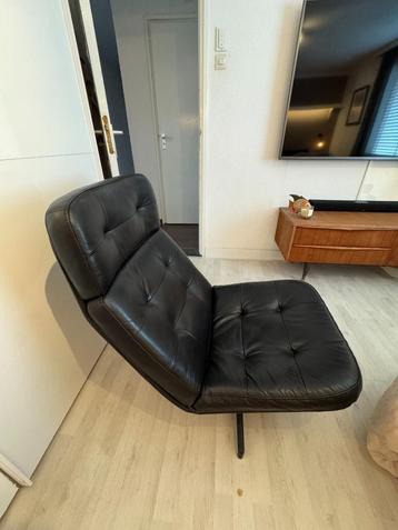 IKEA HAVBERG fauteuil – zwart echt leder beschikbaar voor biedingen