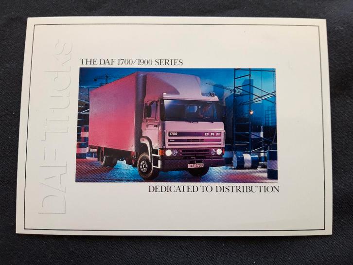 Fotokaart DAF 1700 – 1900, Verzamelen, Automerken, Motoren en Formule 1, Zo goed als nieuw, Auto's, Ophalen of Verzenden