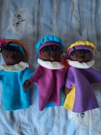 3 Zwarte Piet Handpoppen, Kinderen en Baby's, Speelgoed | Poppen, Ophalen of Verzenden, Gebruikt, Overige typen