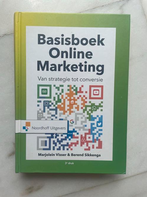 Basisboek Online Marketing - Visser & Sikkenga, Boeken, Economie, Management en Marketing, Zo goed als nieuw, Economie en Marketing