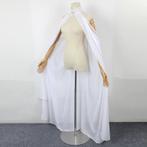 Witte middeleeuwse elven dames cape (larp steampunk elf), Verzenden, Nieuw, Bovenkleding