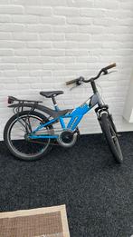 Een fiets van zwart/blauw voor jongens vanaf 9 jaar, Ophalen of Verzenden, 18 inch, Gazelle, Handrem
