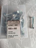 Slotbouten 47 stuks dikte 8mm lengte 6 cm, Ophalen of Verzenden, Zo goed als nieuw