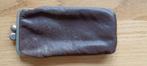 Vintage leren brillenkoker, Overige merken, Gebruikt, Bruin, Ophalen of Verzenden