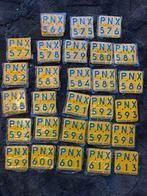 verzekeringsplaatjes 1990 in seal - kenteken brommer, Ophalen, Nieuw