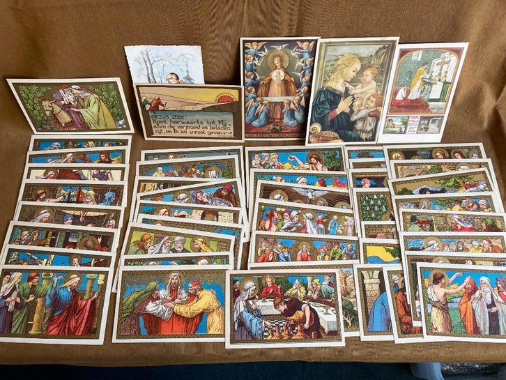 WD-023 46 religieuze katholieke ansichtkaarten, Antiek en Kunst, Antiek | Religie, Ophalen of Verzenden