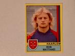 Rob Matthaei Haarlem Panini voetbal plaatje 90 1990 nr 105, Ophalen of Verzenden, Gebruikt, Overige binnenlandse clubs, Poster, Plaatje of Sticker
