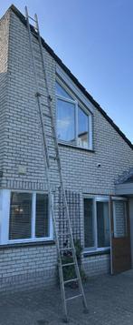 Uitschuifbare ladder 2 x 16 treden, Ophalen, Gebruikt, Ladder, Opvouwbaar of Inschuifbaar