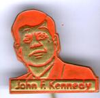 John F. Kennedy oranje op koper president speldje ( S_024 ), Verzamelen, Speldjes, Pins en Buttons, Verzenden, Nieuw, Figuurtje