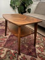 Vintage retro  tafeltje antiek  bijzettafel theetafel, Huis en Inrichting, Ophalen, Zo goed als nieuw, Rond, Minder dan 55 cm