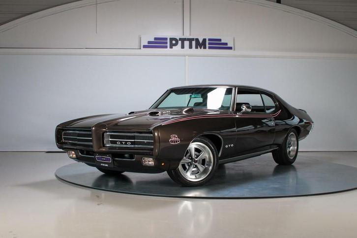 1969 Pontiac GTO "The Judge", Auto's, Oldtimers, Bedrijf, Te koop, Lederen bekleding, Pontiac, Benzine, Overige carrosserieën