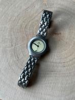 Vintage Danish design horloge design van Jan Egeberg, Sieraden, Tassen en Uiterlijk, Overige merken, Staal, Gebruikt, Staal