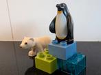 Duplo Dieren Set - Pinguïn en IJsbeer, Puzzel en Educatief, Gebruikt, 1 speler, Ophalen of Verzenden