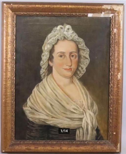 antiek schilderij portret Maria Agnes Wenniger rond 1800, Antiek en Kunst, Kunst | Schilderijen | Klassiek, Ophalen