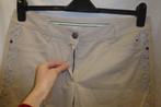 MarcCain nieuwe broek zand/beige +kant rand N5 L nr 46593, Verzenden, ., Beige, Maat 42/44 (L)