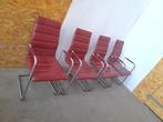 eetkamerstoelen, vergaderstoelen leren stoelen bordeaux rood, Ophalen of Verzenden, Rood, Vijf, Zes of meer stoelen