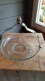 Schaal met los handvat., Ophalen of Verzenden, Rond