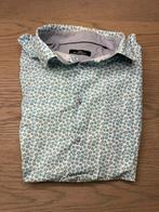HV•society heren blouse, Kleding | Heren, Ophalen of Verzenden, Zo goed als nieuw, Blauw, Halswijdte 43/44 (XL)