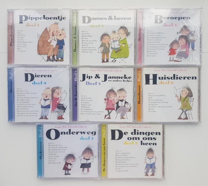 Luisterboek: De Annie M.G. Schmidt collectie deel 1 t/m 8, Boeken, Luisterboeken, Cd, Kind, Ophalen of Verzenden