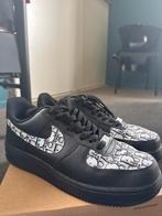 Nike Air Force 1 DIOR Custom - Maat 41, Ophalen, Zo goed als nieuw, Zwart