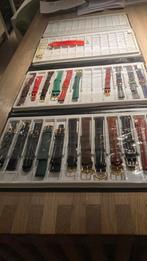 Horlogebanden leer, Sieraden, Tassen en Uiterlijk, Horloges | Dames, Overige merken, Overige materialen, Leer, Polshorloge