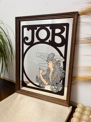 Prachtige vintage Alphonso Mucha Spiegel Job Art Nouveau beschikbaar voor biedingen