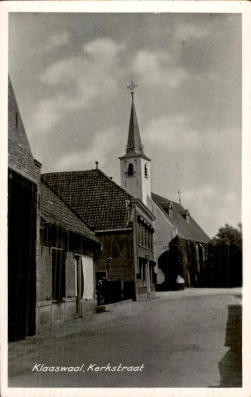 Klaaswaal - Kerkstraat, Verzamelen, Ansichtkaarten | Nederland, Gelopen, Zuid-Holland, Voor 1920, Ophalen of Verzenden