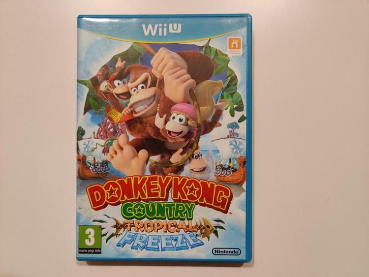 Donkey Kong Country Tropical Freeze, Spelcomputers en Games, Games | Nintendo Wii U, Zo goed als nieuw, Avontuur en Actie, 2 spelers