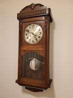 Antieke houten wandklok – mechanisch & werkend, Antiek en Kunst, Ophalen