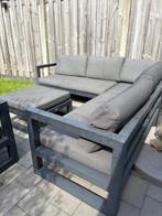 Forza tuinset hoekbank + stoel + poef / tafel (opknapper), Tuin en Terras, Tuinsets en Loungesets, Ophalen, Gebruikt, 6 zitplaatsen