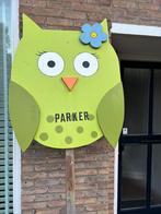 Geboortebord Gratis - Uil voor jongen of meisje, Kinderen en Baby's, Kraamcadeaus en Geboorteborden, Ophalen, Gebruikt