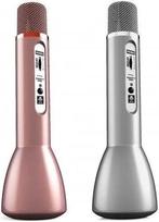 Idance microphone microfoon 2x bluetooth zilver en roze, Muziek en Instrumenten, Ophalen of Verzenden, Zo goed als nieuw, Zangmicrofoon