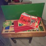 Partij oude Meccano, grote kist, dozen, handleidingen, Ophalen of Verzenden