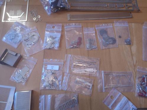 Diverse metalen reserveonderdelen van 1/8 Pocher transkit, Hobby en Vrije tijd, Modelauto's | 1:5 tot 1:12, Zo goed als nieuw
